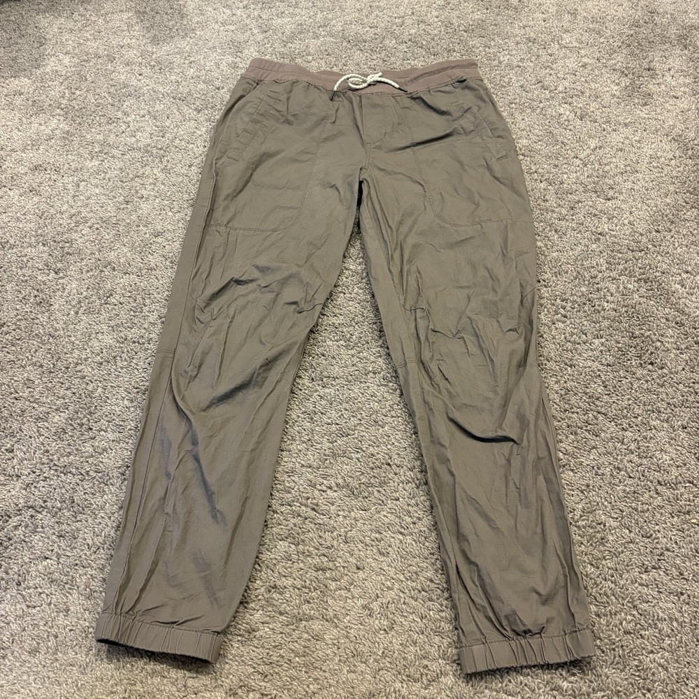 Vuori Pants Mens XL Gray Ripstop Traveler Joggers Elastic Waist Stretch V434